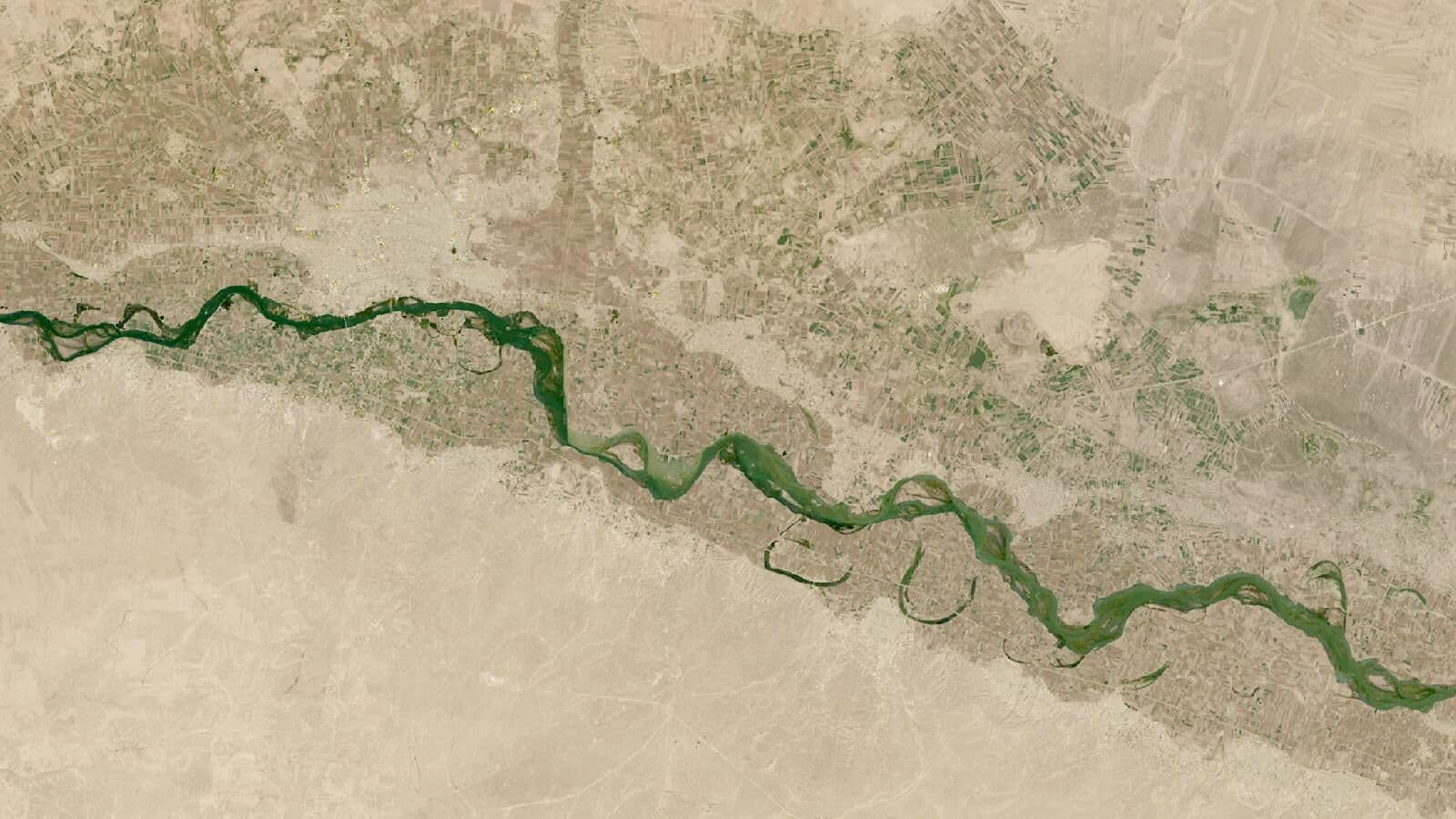 Syria Euphrates River Floods