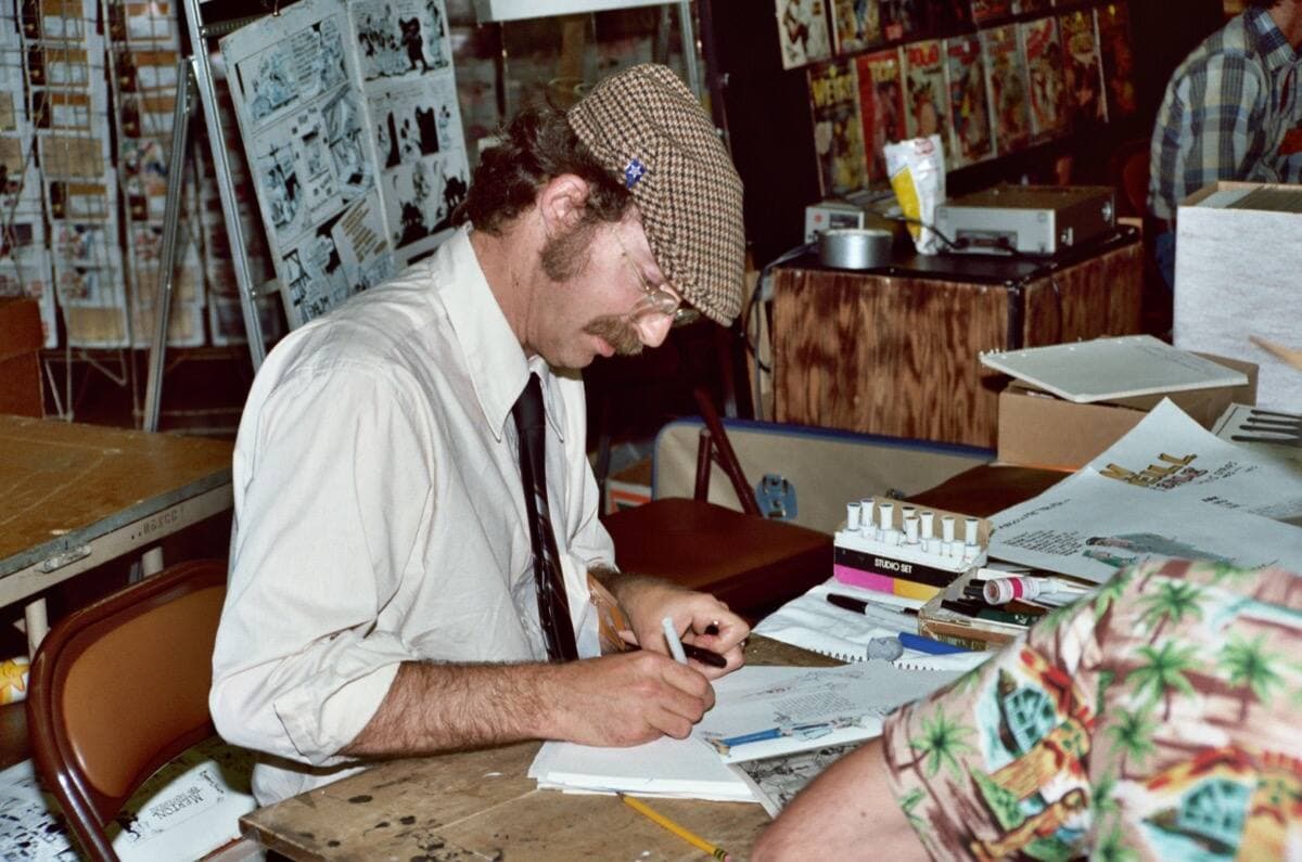 Dan O'Neill, co-founder of Mercy Corps, photographed in 1982